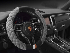 HAOKAY installation view on a 15-inch steering wheel