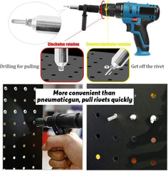 Haokixin rivet gun ergonomic handle provides comfortable grip.