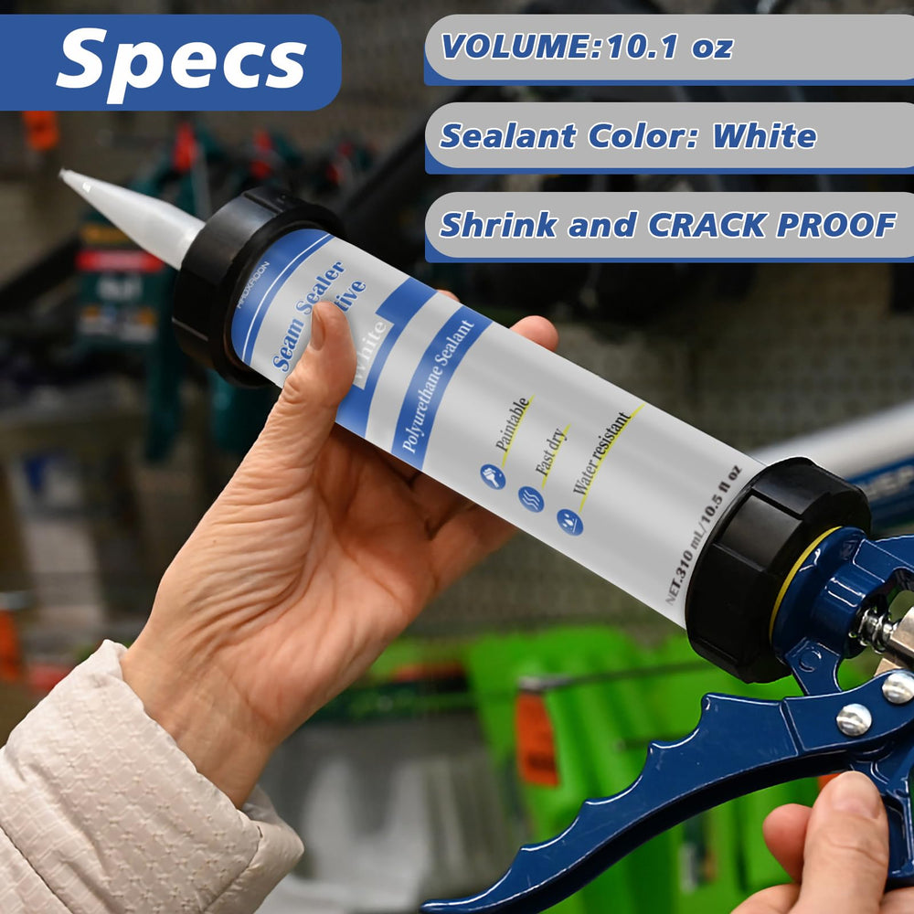 HAOXAOON seam sealer provides durable flexible coating.