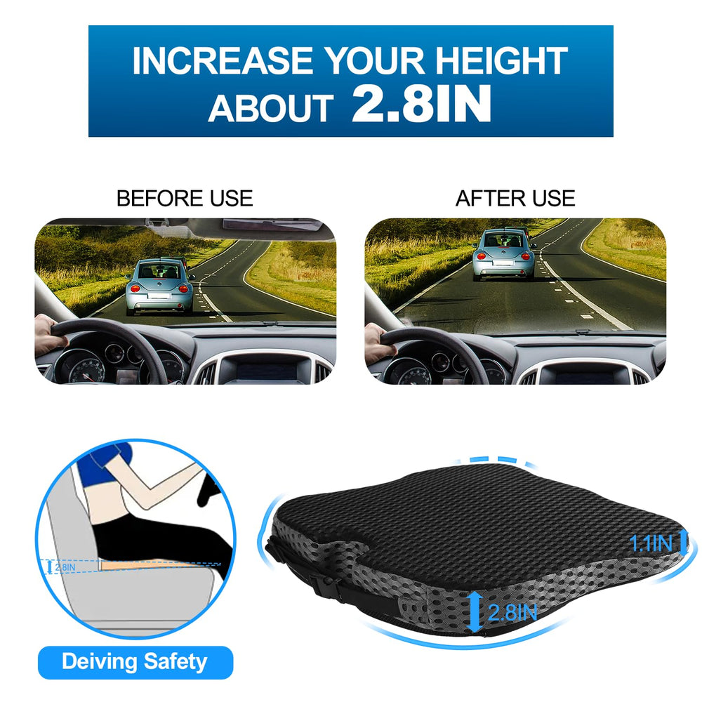 Hapiclody memory foam cushion delivers lasting comfort and support.