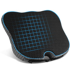 Hapiclody versatile cushion fits cars, trucks, desks, and wheelchairs.