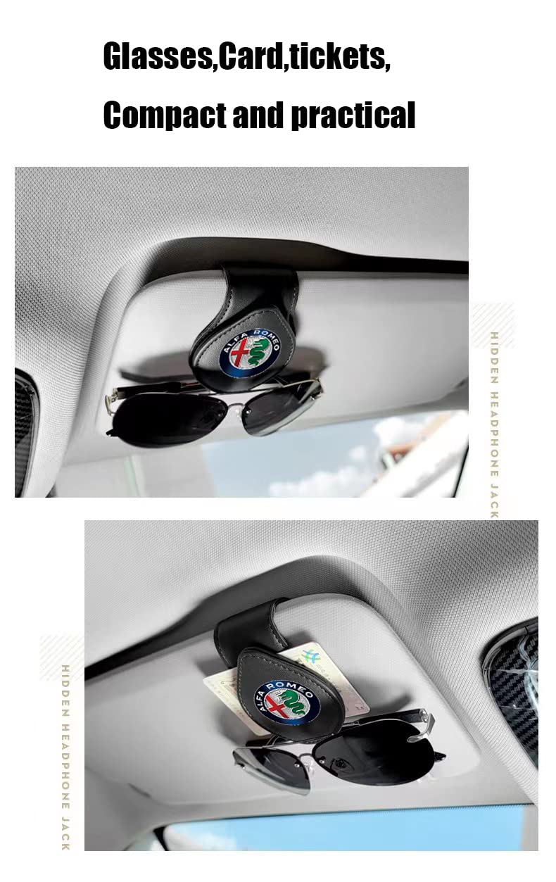 HAPIZWLU compact sunglasses clip fits many car models.