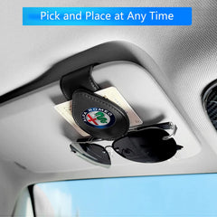HAPIZWLU durable leather clip prevents scratches and marks on visor.