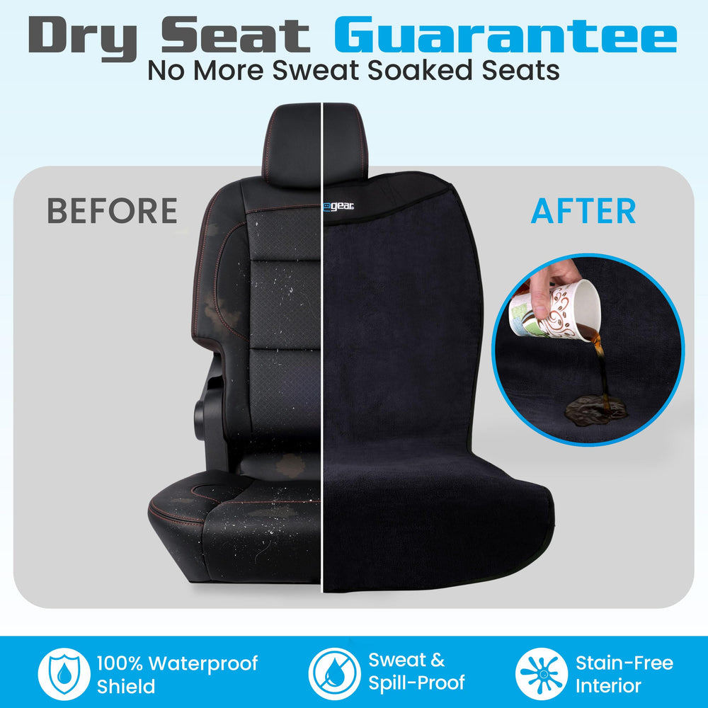 HAPPEGEAR Happeseat non-slip backing keeps the cover securely in place during entry and exit