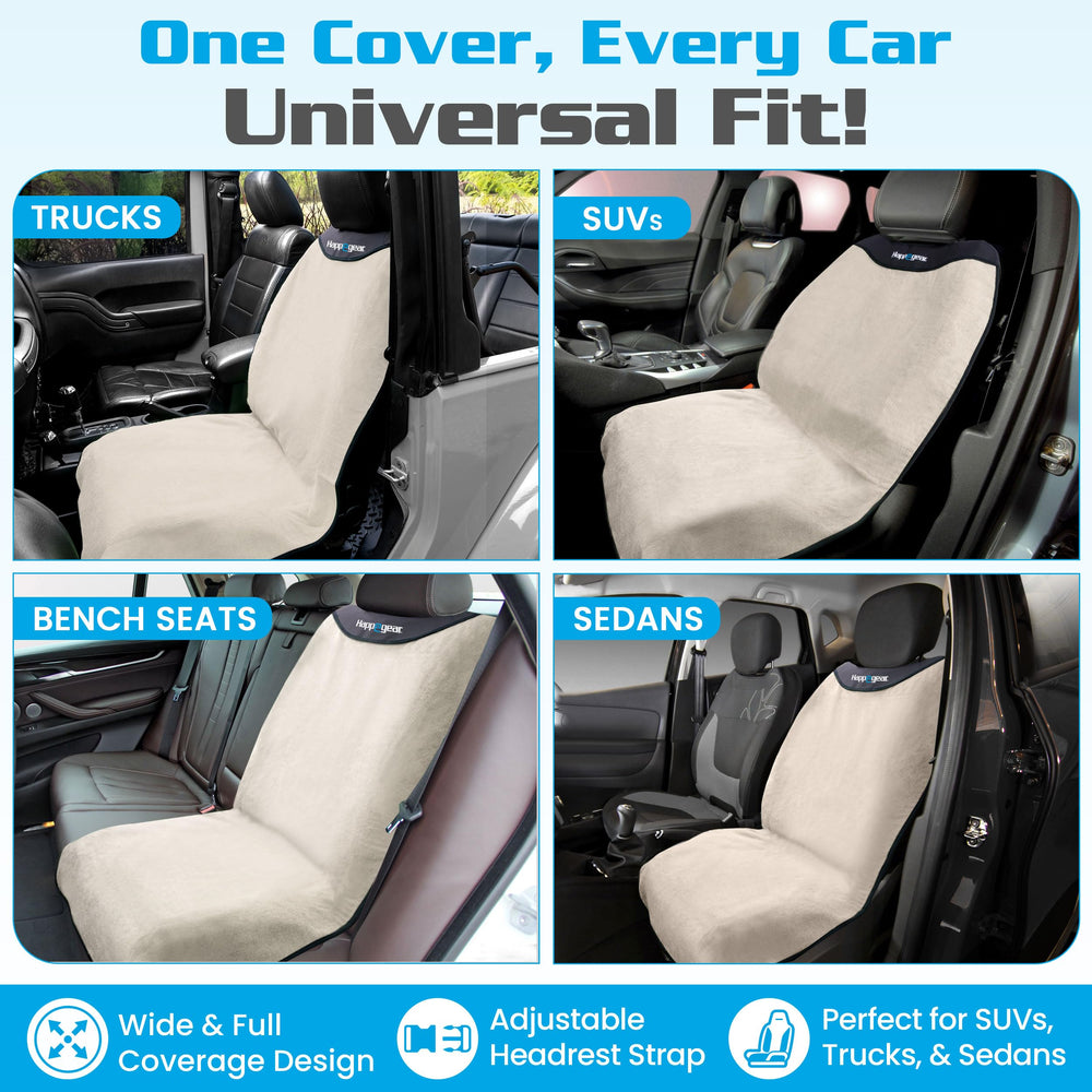 HAPPEGEAR Happeseat quick install and removal for on-the-go protection.