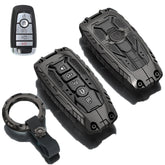 Happtoy heavy metal key fob cover front view protects Ford fob from daily wear.