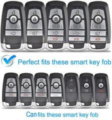 Happtoy heavy metal key fob cover side view shows durable craftsmanship and grip.