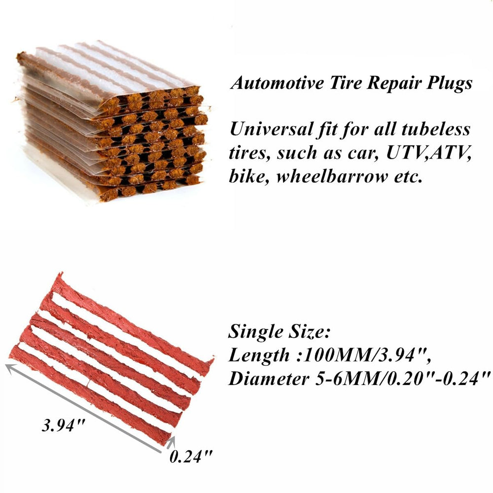 HappyBeeFlying tire plugs closeup-adhesion shows strong sealing for reliable repairs.
