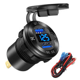Hapytrip 12V/24V USB outlet with quick charge ports for faster device charging.