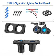 Hapytrip installation kit includes screws and wires for flexible mounting.