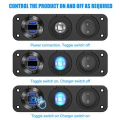 Hapytrip waterproof rocker switch protects power for rugged conditions