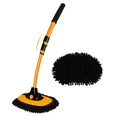 Harazaqa 15-degree curved car brush with rotating head for roof access