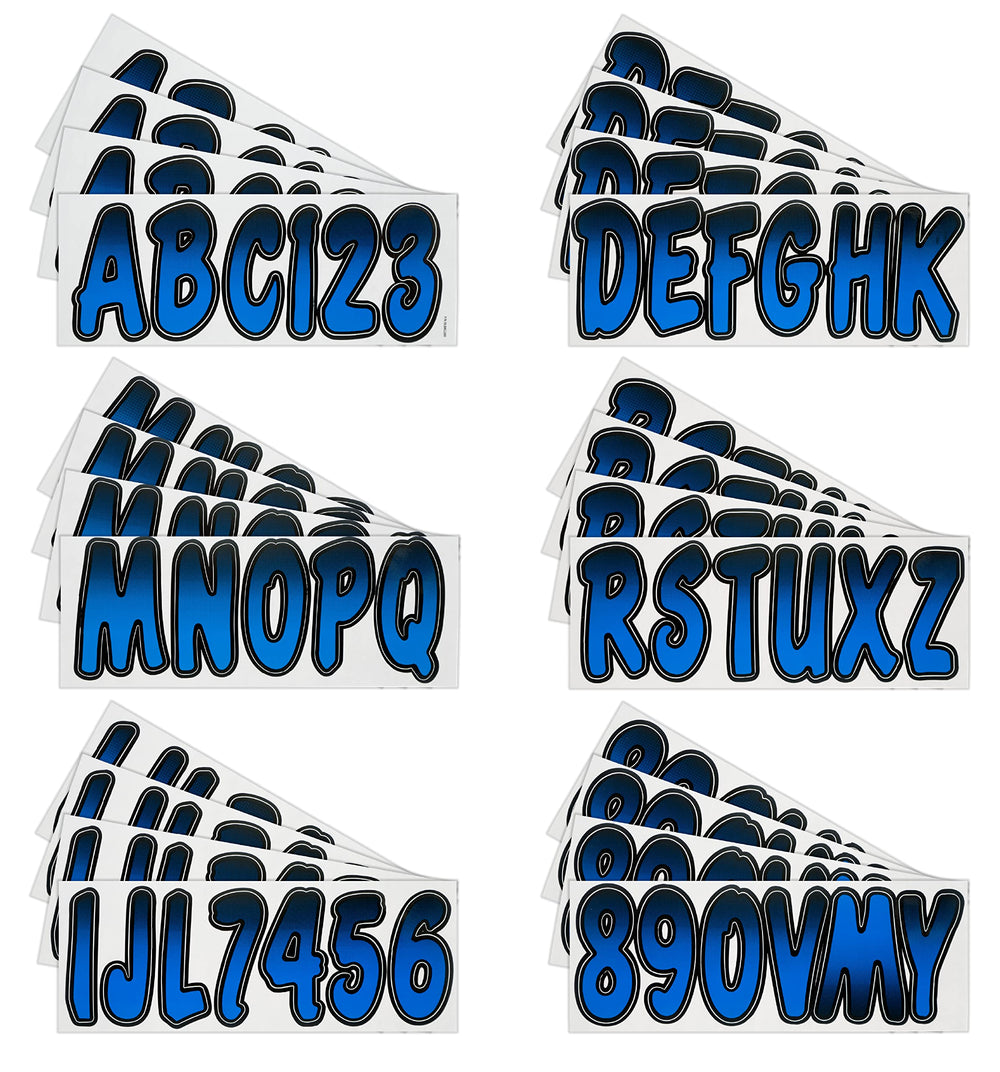 Hardline Series 200 hull-application decals for quick, secure mounting