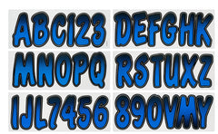 Hardline Series 200 letters and numbers for durable hull registration