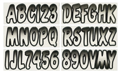 Hardline USA Series 200 kit display with letters and numbers ready for registration.