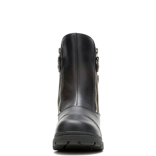 Side view of Amherst boot, lightweight outsole and comfortable heel for all-day walking.