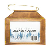 Harsh Gear Weatherproof license holder front view for hunting and fishing.