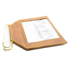 Harsh Gear Weatherproof license holder heavy stitching for lasting durability.