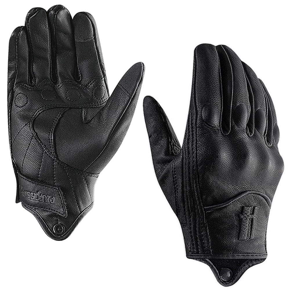 Harssidanzar GL016 soft goatskin leather gloves for daily comfort.