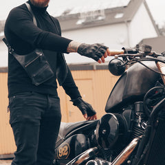 Harssidanzar men's gm037 gloves offering versatile riding and driving use.