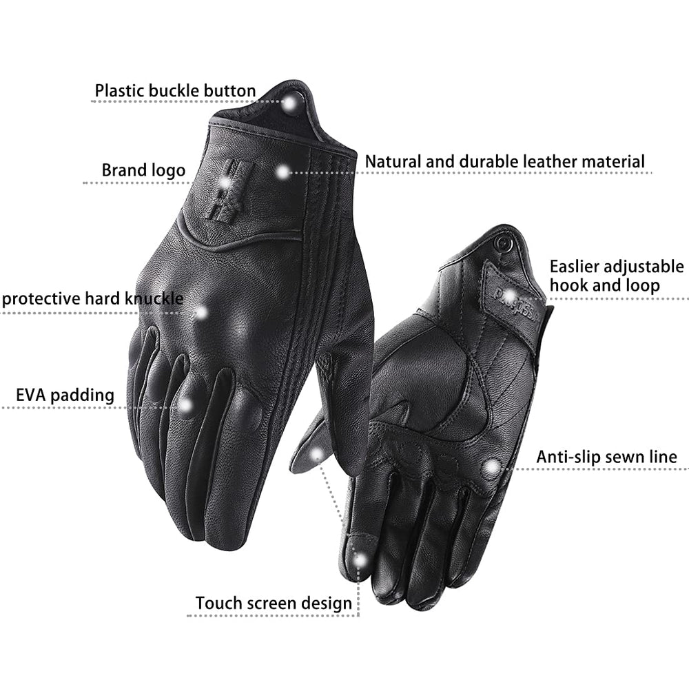 Harssidanzar gloves palm anti-slip pad improves grip on handlebars