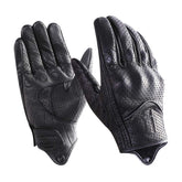 Harssidanzar GM028 top-view perforated gloves for breathable summer riding