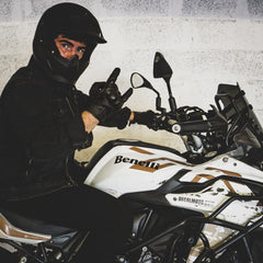Harssidanzar GM028 touchscreen-ready fingertips for device use while riding
