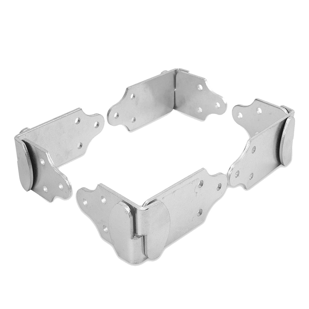 Harvards Chrome 8pc wood panel connectors secure trailer corners with reliable alignment.