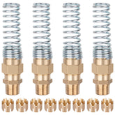 HASAOMOI three-eighths-inch hose with spring guard for durable connections