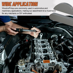 HASAOMOI Woodruff key stock suitable for automotive and machinery use.