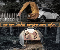 Hasika SUV Tailgate Tent fits many SUVs with universal sleeve design