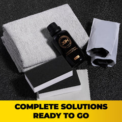 Hatinix premium towels assist buffing for a pristine mirror-like result.
