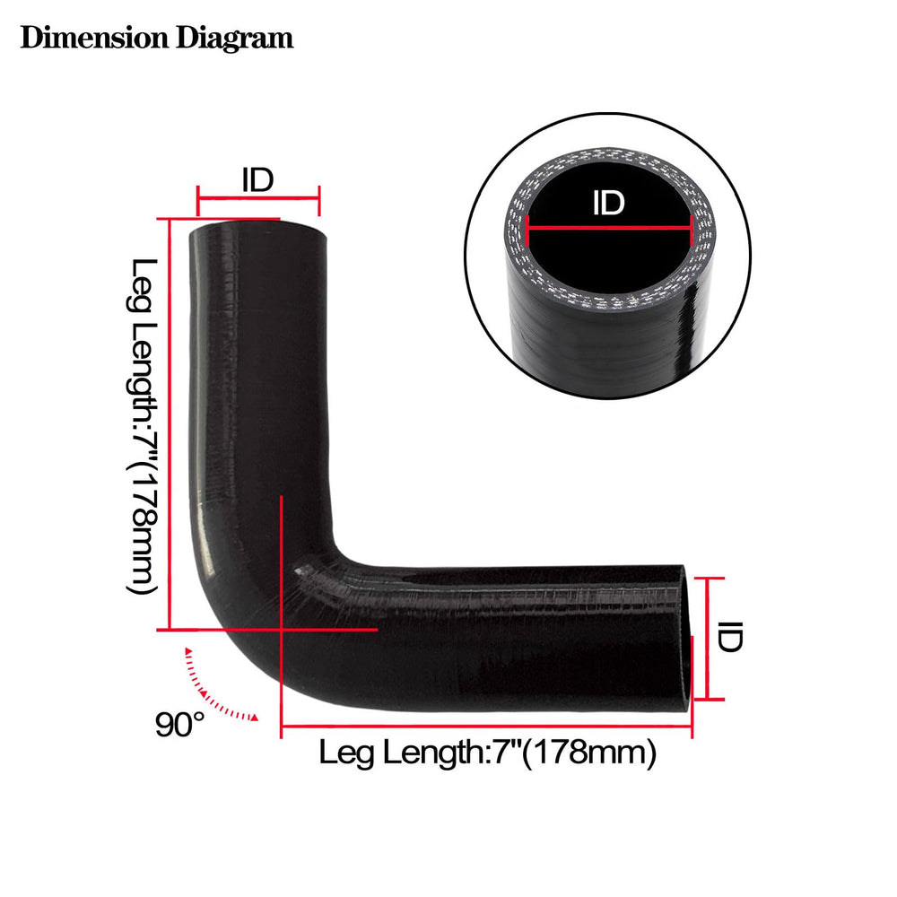 Haturmyko turbo inlet elbow fits radiator hoses for secure connections.