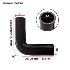 Haturmyko turbo inlet elbow fits radiator hoses for secure connections.