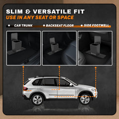 HAUSSIMPLE Multi-location install offers flexible placement in front, rear, or trunk.