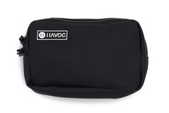 Havoc Racing Bar Bag on handlebars shows universal fit for quick access.