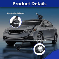 HAWK BROTHER sway bar link compatibility with 2012-2015 Honda Civic and 2013-2019 Acura ILX.