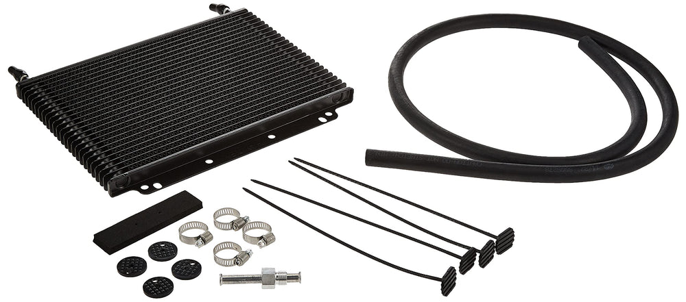 Hayden Automotive 678 rapid-cool front view showing compact plate-and-fin cooler for efficient heat transfer.