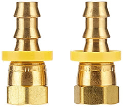 Hayden 689 cooler six male flare fittings enable secure hard-plumbed install.