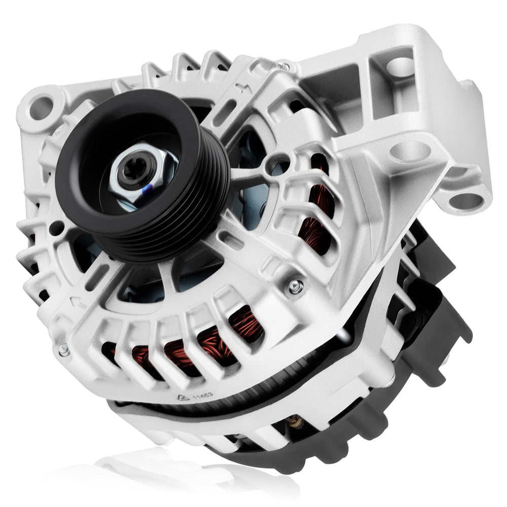HAYIAUTO 11453N alternator front view highlights sturdy construction.