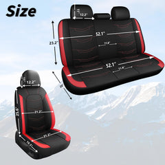 HChengkikz airbag-compatible cutouts ensure safety and coverage