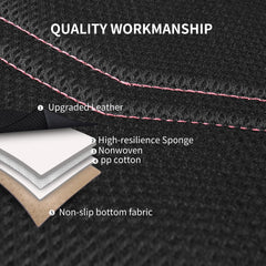HChengkikz pink seat covers easy installation with guides.