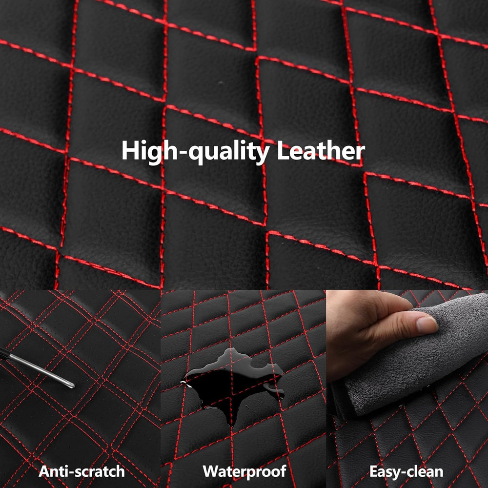 HChengkikz premium PU leather with grain texture for a leather-like feel.