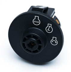 HD Switch dust and water protection key close-up emphasizes ignition shield