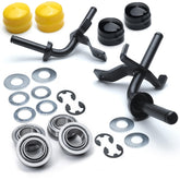 HD Switch left spindle with conversion kit for reliable steering