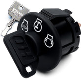 HD Switch ignition for Dixie Chopper 500017 with shielded keyhole for weather resistance