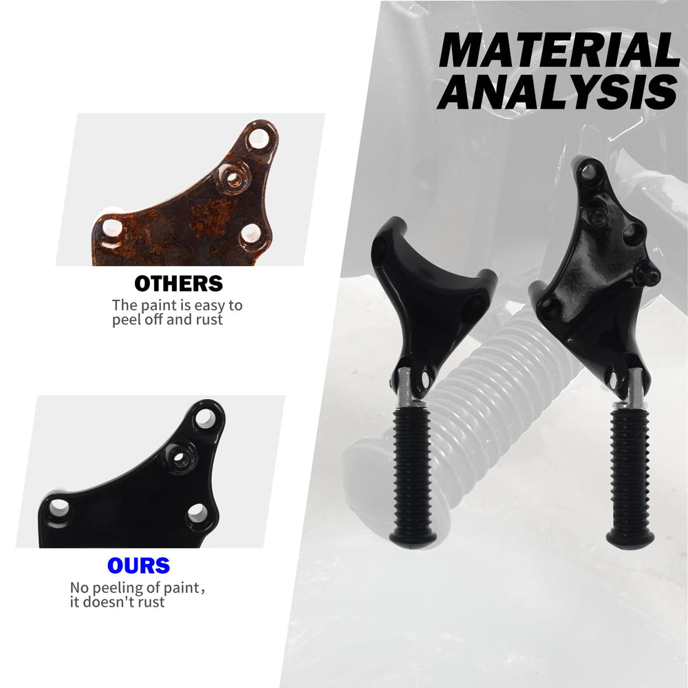 HDBUBALUS engraved skidproof footpeg with rugged grip