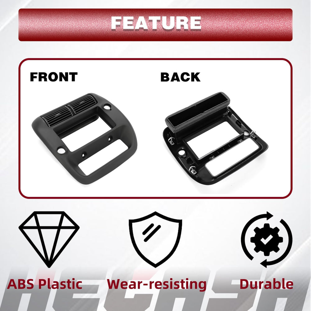 HECASA ABS black finish resists wear for daily driving and seasonal use.