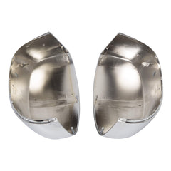 HECASA chrome mirror half cap for Chevy Tahoe right upgrades look and protects the housing.