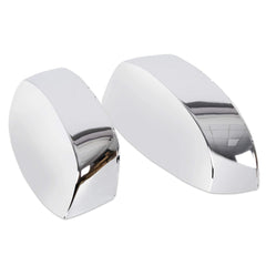 HECASA chrome mirror half cap for GMC Sierra left boosts exterior style and protection.